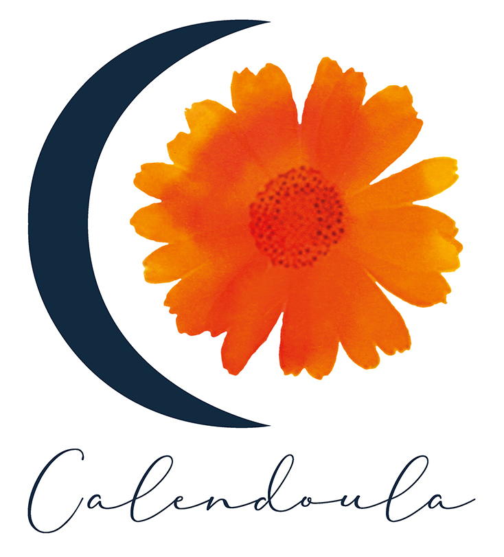 Calendoula logo, graphic design, teresa arroyo corcobado