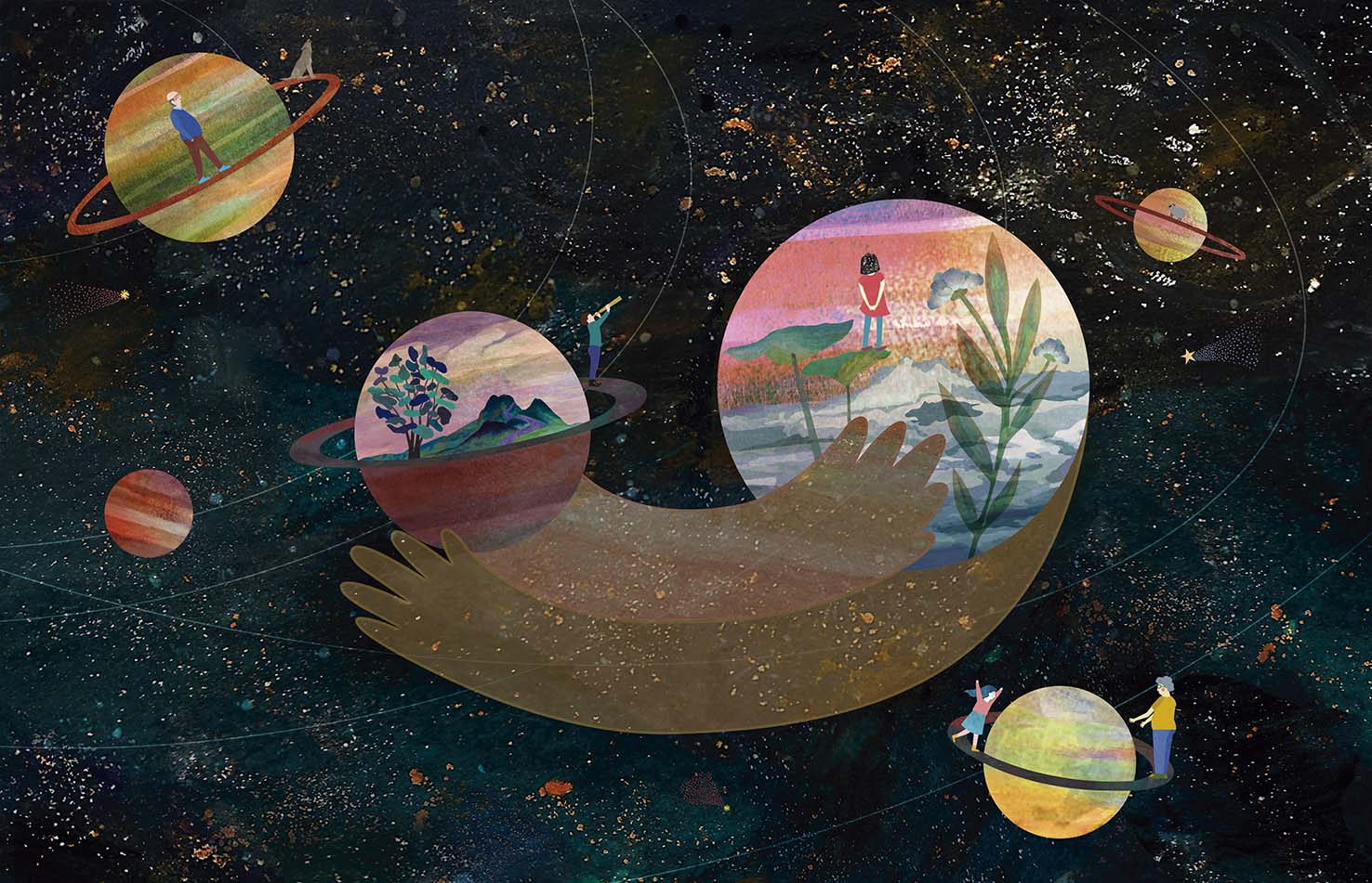 Teresa Arroyo Corcobado, Illustration, Le bleu du ciel, Cépages