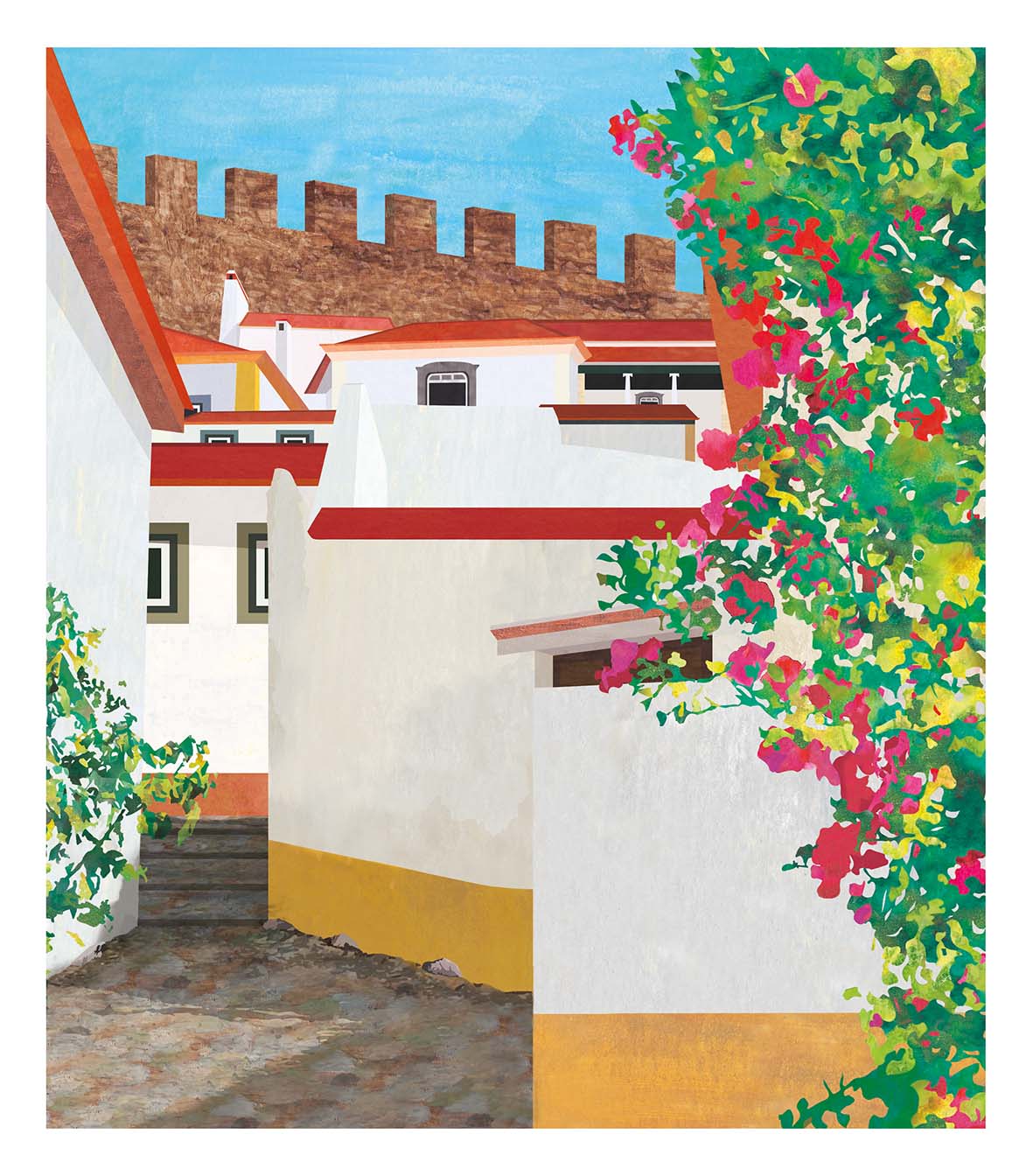 Teresa Arroyo Corcobado, Illustration, Portugal, Óbidos