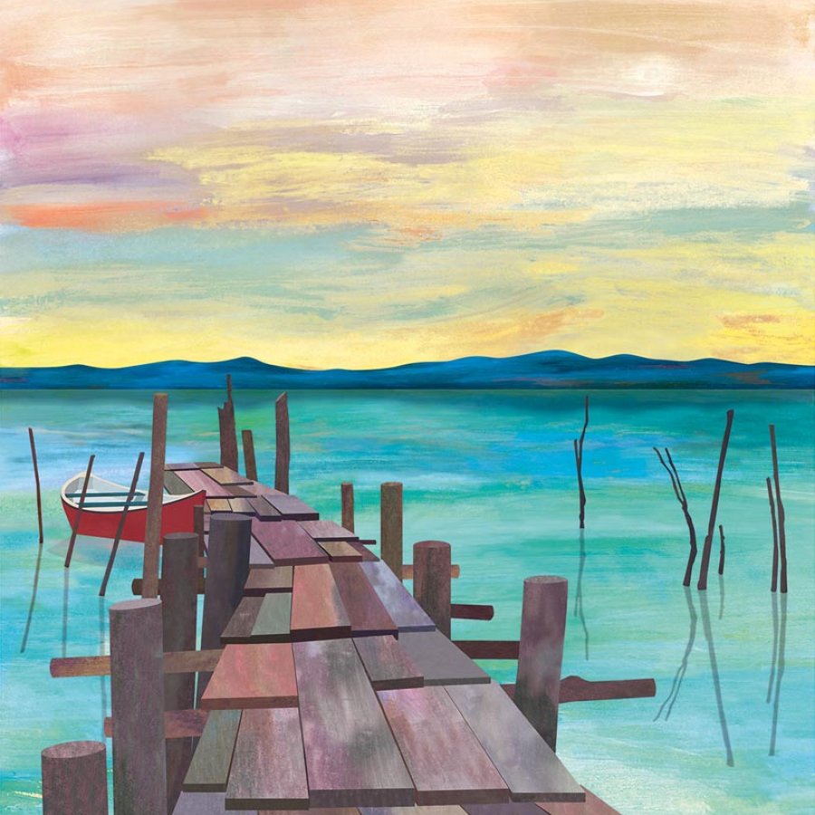 palafitos, Portugal, Teresa Arroyo Corcobado, Illustration